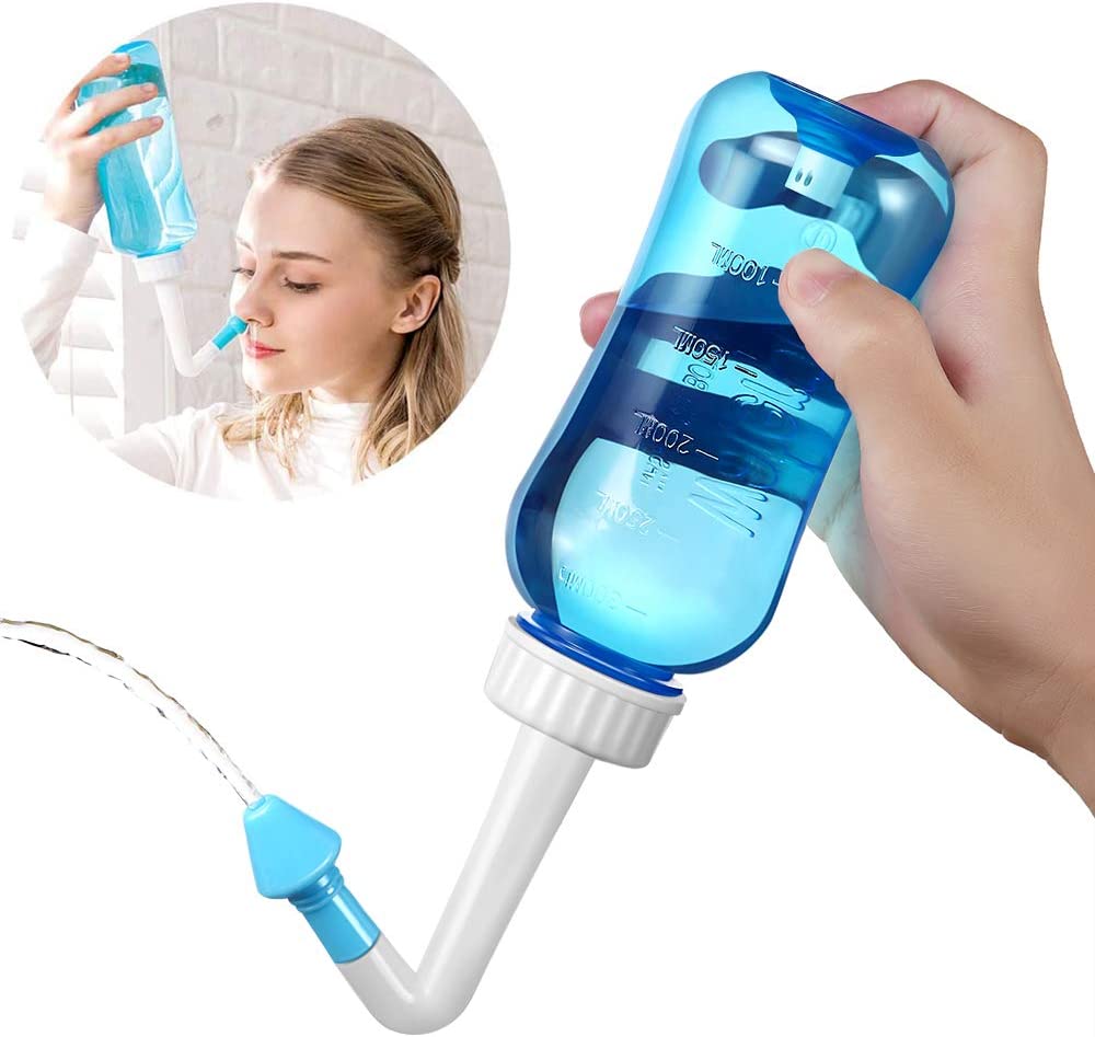 Neti Pot Nasal Rinse - Burun Yıkama Temizleyici Şişe 300ml Koruyucu