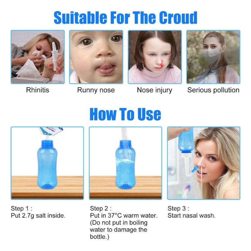 【WA】Burun Yıkama Şişeleri Buru - Neti Pot Nasal Rinse incelemesi ve fiyatı